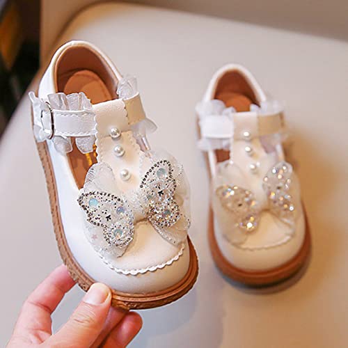 Fashion Spring Summer Children Casual Shoes Girls Leather Shoes Thick Sole Solid Pearl Bowknot Baby Rain Boots2