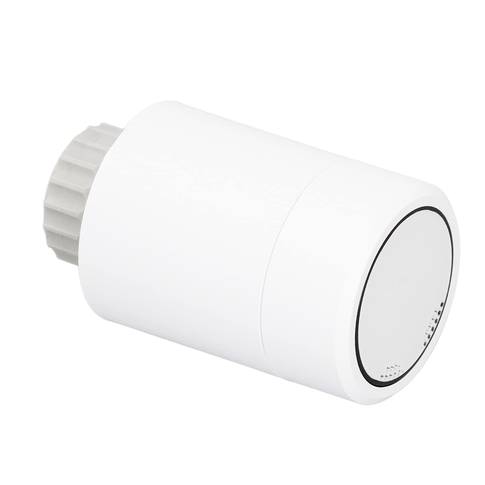 Inteligentny zawór grzejnikowy Sterowanie aplikacją Zigbee Inteligentna regulacja temperatury Termostat Zawór grzejnikowy do domowego systemu grzewczego ABS Biały 5,6 x 5,6 x 7,5