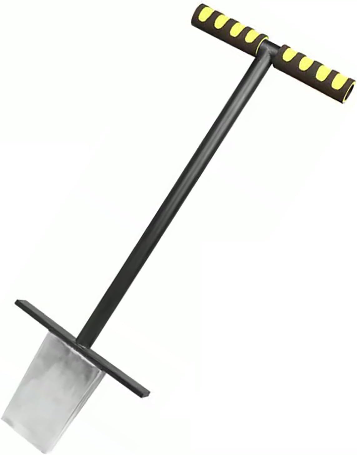 Stainless Steel Soil Sampler Probe, T-Type Handle Core Sampler Tool for Lawn, Garden, Golf Courses & Farm Soil Sampling, Professional Profiler with Chamfered Head