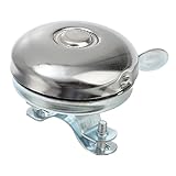 Matériau durable et agréable : Conçue en fer respectueux de l’environnement, cette sonnette robustesse et toucher plaisant, une utilisation confortable et longévité adaptée aux sorties en plein air.