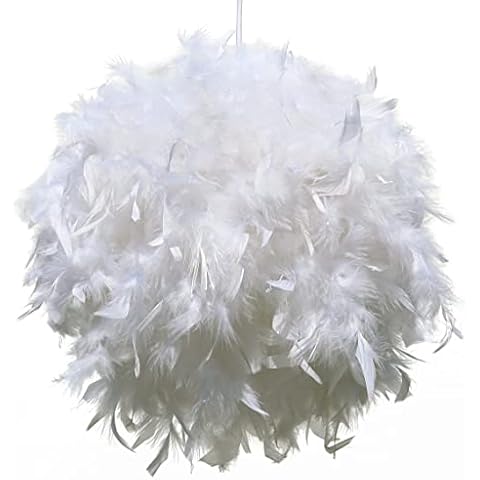 ESSENCE Fluffy Feather Lampshade for Various Lamps Cover