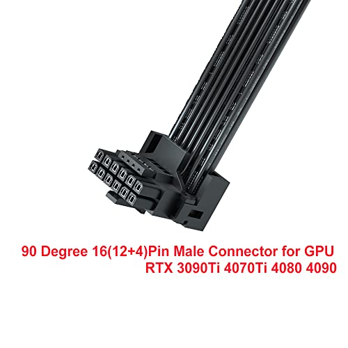 Adaptador 12VHPWR 90 Grados y Soporte GPU JOYJOM miniatura 4