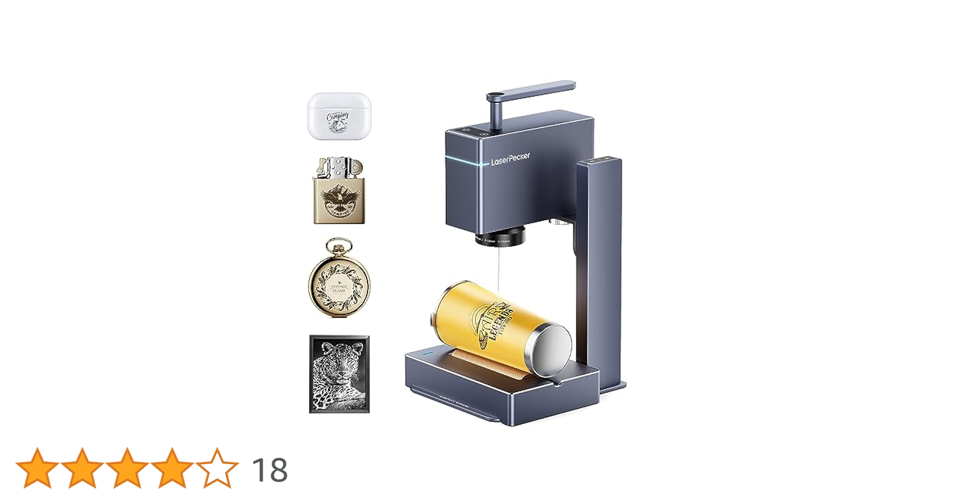 mazaikaレーザーペッカー3 LaserPecker 3 Laser Engraver Engraving Machine with Rotary