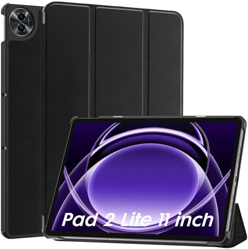 Image of Robustrion Cover for Realme Pad 2 Lite 11 inch Cover Case, Trifold Flip Cover for Realme Pad 2 Lite 11 inch Tablet- Black