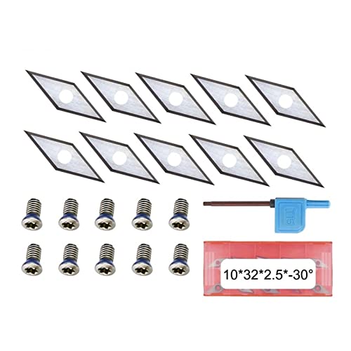 10 piezas de insertos de carburo de diamante 10x32 mm miniatura 1