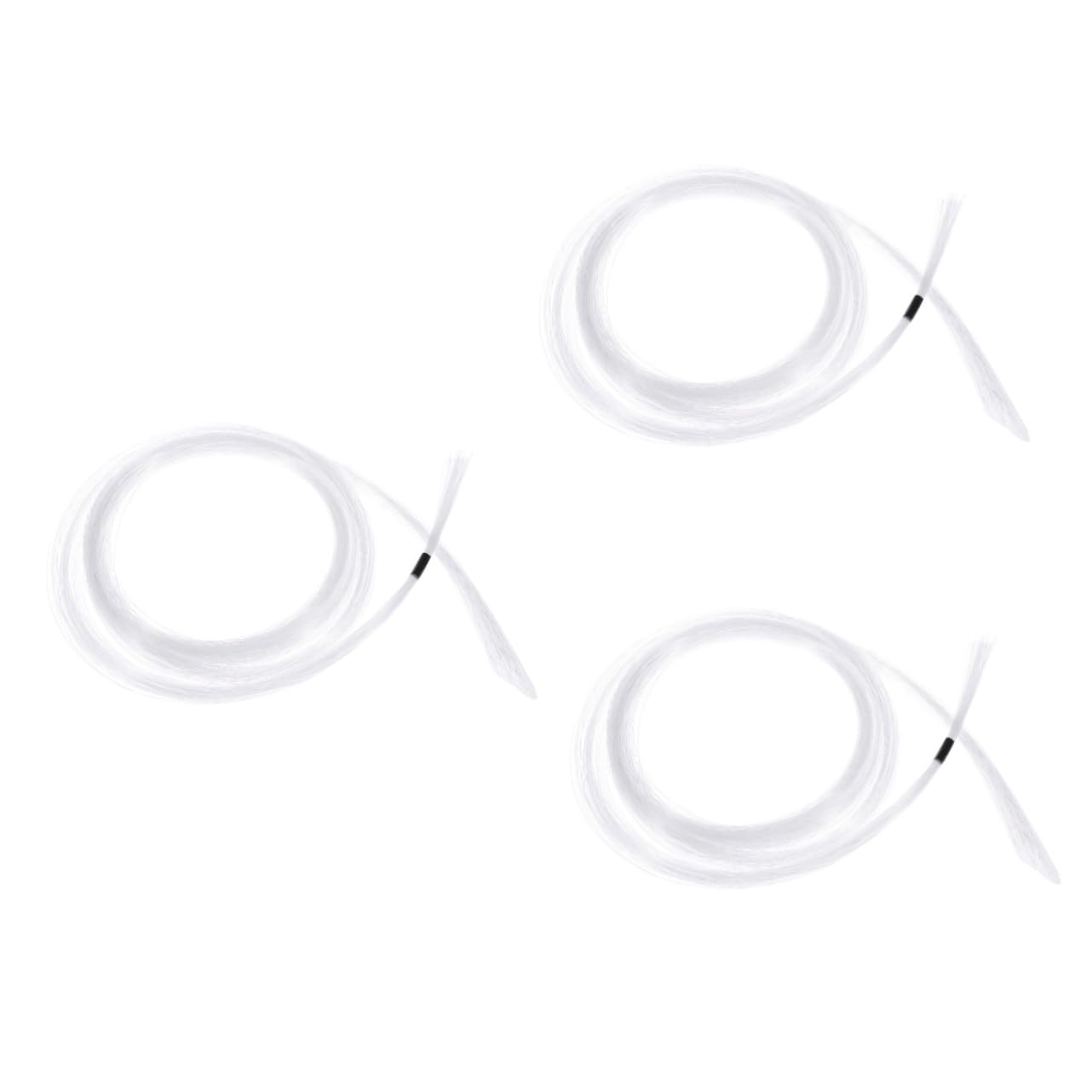 Uonlytech 3sets 3m Led Fiber Optic Light Curtain Fiber Optic Decorations for Party Centerpieces 50pcs*3