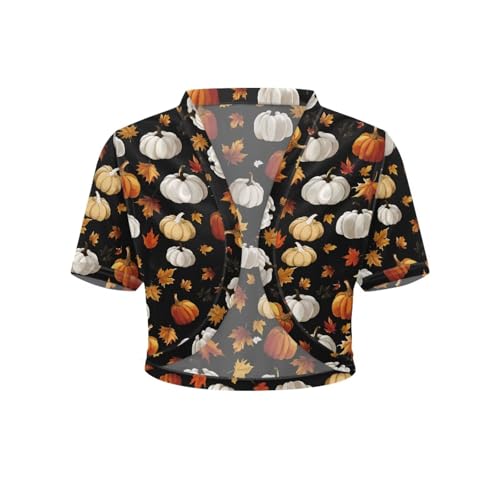 Image of Women's Shrug Short Sleeve Bolero Open Front Knit Party Tulle Cardigan Cropped Cardigan Shoulder Cover Up