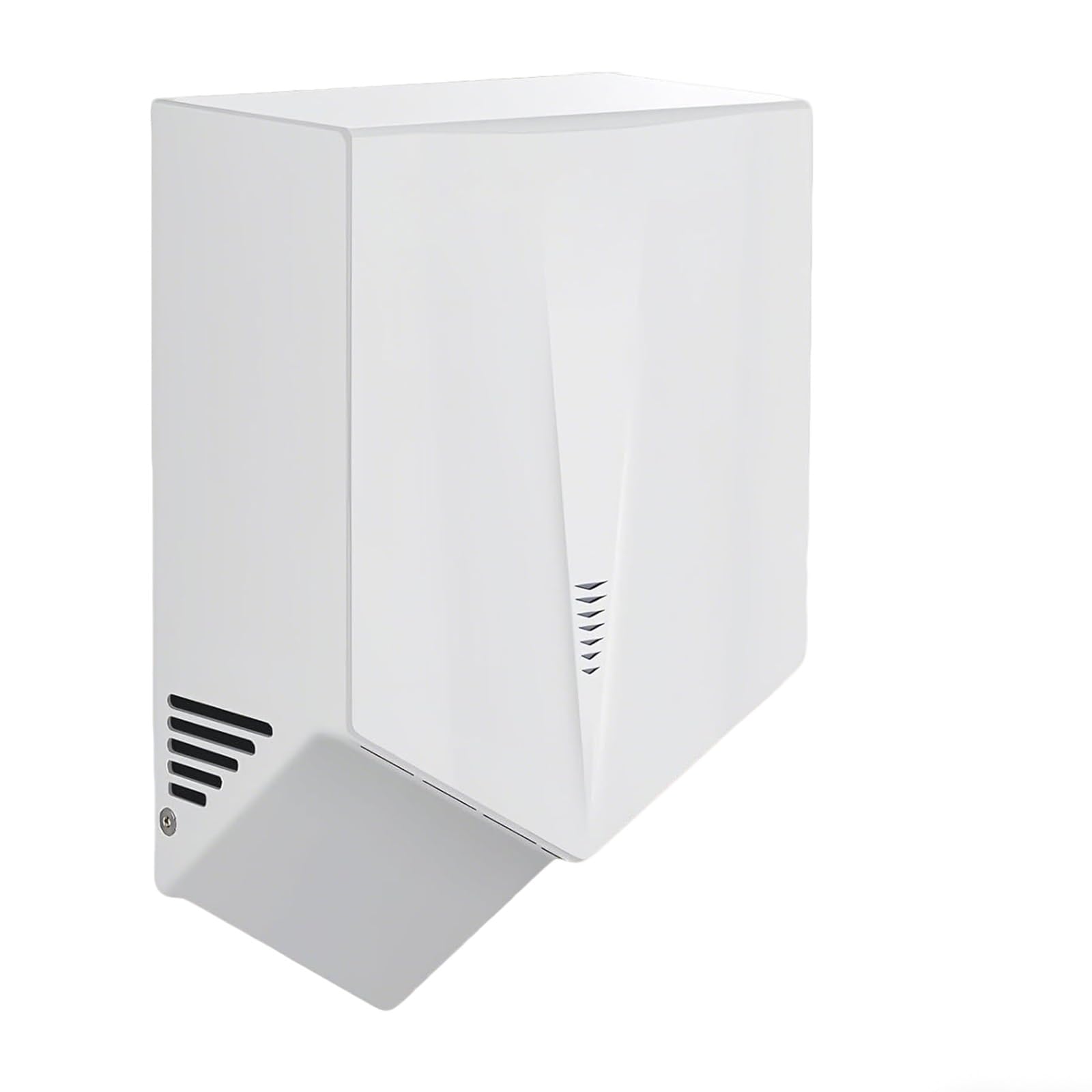 Asciugamani elettrico commerciale, sensore automatico da 1500 W per asciugatura rapida, presa d'aria a forma di V, ideale per bagno, cucina e WC, si asciuga in 6-10 secondi