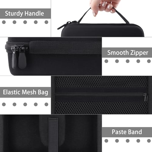 Aenllosi Hard Case for 8Bitdo Ultimate Mobile Gaming Controller, 8Bitdo Phone Controller Organizer (Case Only) (Black)