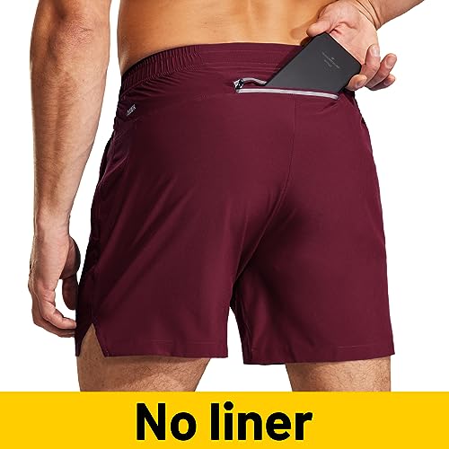 Image of MIER Men's Workout Running Shorts Lightweight Active 5 Inches Shorts with Pockets, Quick Dry, Breathable