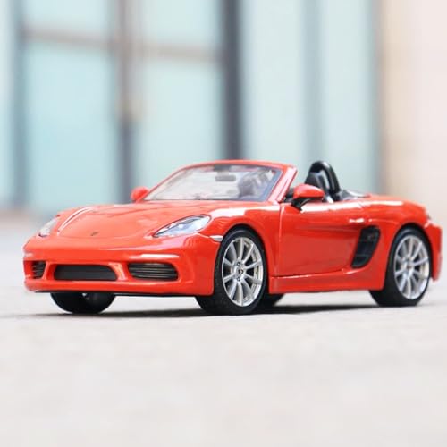 Modelo de Coche Bburago 1:24 Prosche 718-Boxster miniatura 6