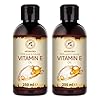 Naturales Vitamina E Set 2x250ml – Aceite de Vitamina E – Vitamina E para el Cuidado de la Piel – para Cara – Cabello – Uñas – Belleza