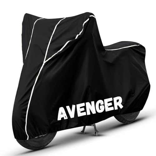 Image of Bike Cover for Avenger 100% Waterproof, Dustproof & Scratch Resistant| Fully Bottom Elastic UV Resistant Heavy Duty Body Cover | All Weather Outdoor Use