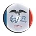 Iowa State Flag Metal Circular Sign C-114