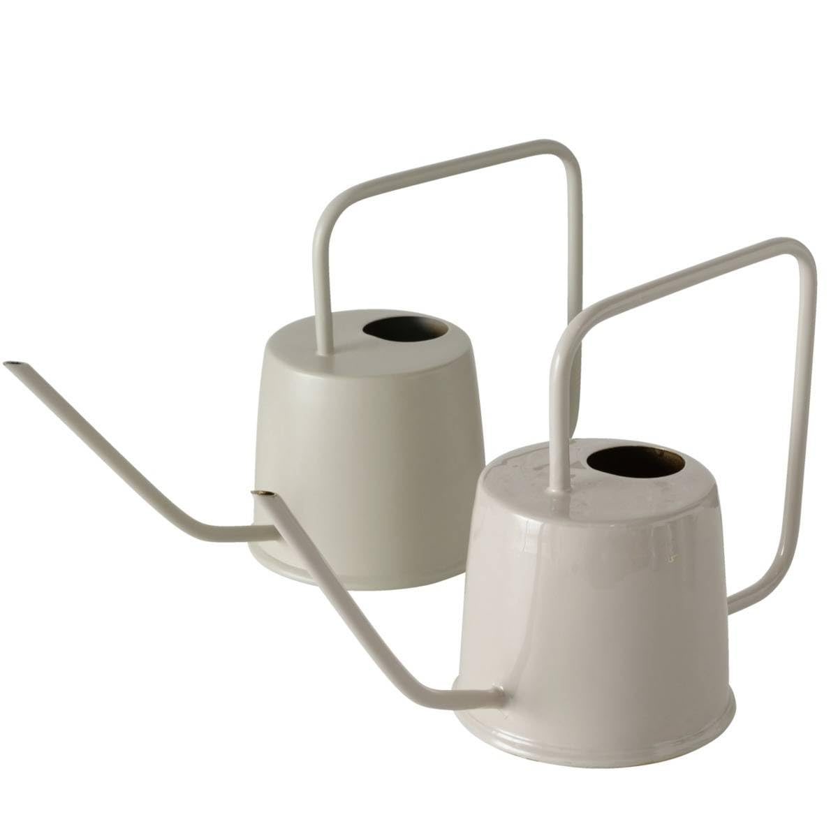 Boltze Home Konewka z metalu Jaryn, emaliowana, 23 cm, wzór: błyszcząca
