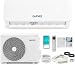 JustSmart Split-Klimaanlage 18.000 BTU Inverter A++ - R32 - Wärmepumpe Heizen & Kühlen - sehr leise Wandmontage - WLAN/App-Steuerung - Timer & Entfeuchtung - 220–240 V - Farbe: With WiFi - Standard: