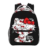 [ZOOKISS] ハローキティ (1) リュックサック アニメ バックパック 大容量 収納便利 軽量 通学 旅行 多機能 男女兼用 お祝い プレゼント リュック