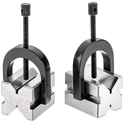 R&D Precision VBLOCK Set 13/8 x 11/2 x 13/4 with 2 Blocks 2 Clamps