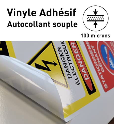 Panneau vidéo surveillance pour sécuriser la maison avec ce panneau alarme rigide en PVC - 8