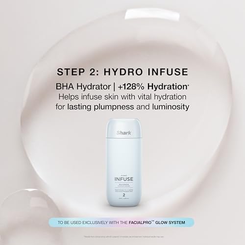 Image of Shark FacialPro Glow Replenishment Kit, XSKFH3 | AHA + BHA Exfoliation Gel & BHA Hydrator