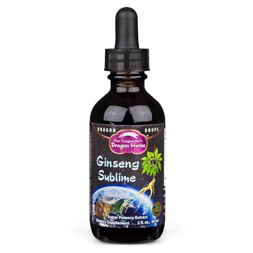 Dragon Herbs 019 Ginseng Sublime Drops | All Natural Extract Supplement To Support Energy cover