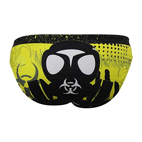 Traje de baño BIO Amarillo/Negro, bañadores para nadadores, Waterpolo, Hockey submarino, Rugby subacuático2