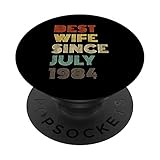 Photo Gallery best wife since july 1984 wedding anniversary popsockets popgrip intercambiabile Photo Gallery best wife since july 1984 wedding anniversary popsockets popgrip intercambiabile