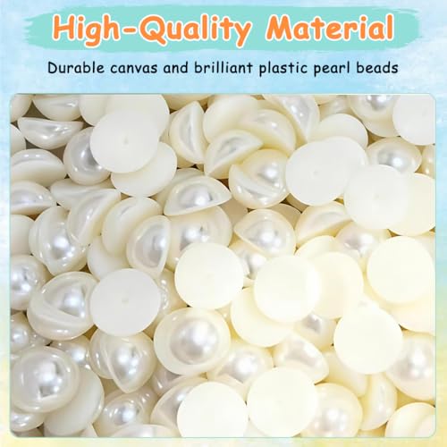 Image of PATPAT Pearl Painting Kit for Adults, Sunflower Glass Art Frame 22x17cm