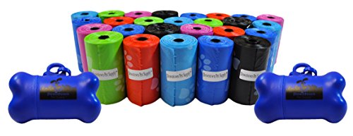Sacs à déjections canines avec distributeur Downtown Pet Supply arc-en-ciel