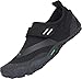 SAGUARO Trail-Laufschuhe für Männer Frauen Leicht Barfußschuhe Unisex Erwachsene Wassersportschuhe Quick Dry Wandern Schuhe rutschfest Barfussschuhe Verschleißfest Aquaschuhe Outdoor, Schwarz 38
