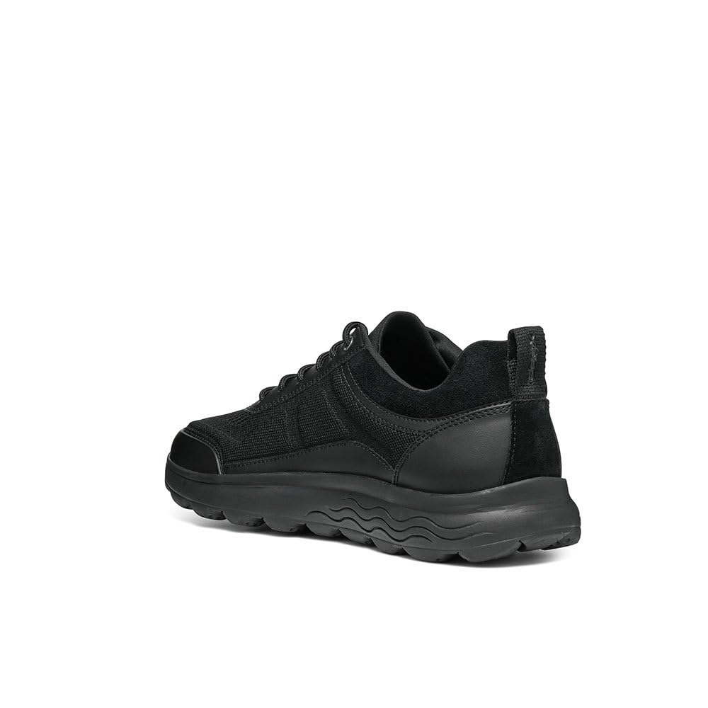 Geox Men's U Spherica C Trainers, Black, 10.5 UK