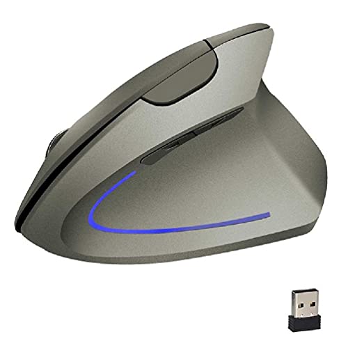Kangnice T22 Wireless Ergonomic Vertical Mouse 2.4GHz 2400DPI Vertical Mice for PC Laptop Gaming Mouse Left Handed Mouse for Laptop Mouse Gaming Wireless Mouse Gaming Mouse Computer mice mouses Mouse