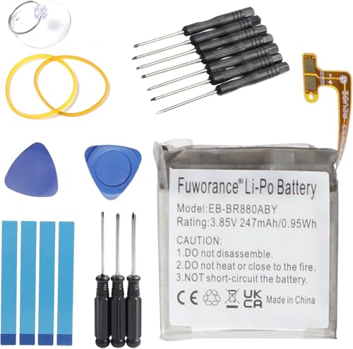 Fuworance 247mAh 3.88V EB-BR880ABY Batterie de Remplacement Compatible avec Samsung Galaxy Watch 4...
