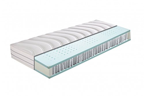 Hn8 Schlafsysteme 'Emotion Pro TFK' 7-Zonen-Tonnen-Taschenfederkern mit ca.1000 Federn, Größe:80 x 210 cm, Härtegrad:H4 – Bild 4