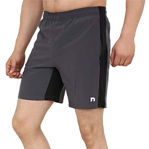 Image of NEVER LOSE Men's Lightweight Performance Training Shorts with Quick-Dry Fabric for Running, Gym and Everyday Workouts