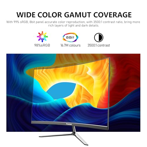 Gawfolk 24.5-inch Curved Gaming Monitor - Image 4