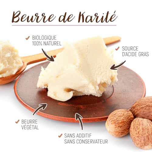Bio-Sheabutter AB 800 g – Lebensmittelqualität – 100% pflanzlich – ohne Zusatzstoffe – Haar – Körper – Gesicht – rein – vegan