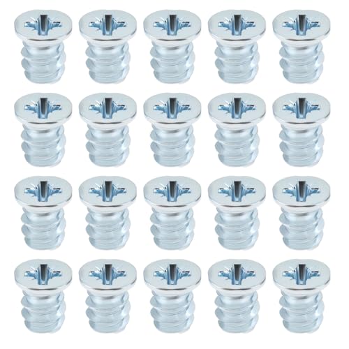 Be In Your Mind 20 unidades M6 x 9 mm tornillos para guías deslizantes para cajones 100365 118788 118789 compatible con IKEA compatible con HEMNES