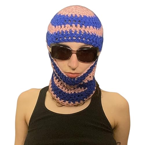 Bonnet cagoule en tricot pour fête de Halloween et vacances d'hiver