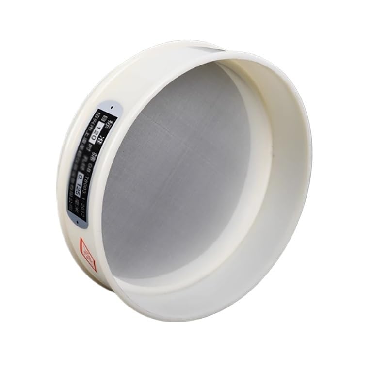 20 cm Kunststoff-PVC-Nylon-Sieb Probensieb Mehlsieb Labor-Standardsieb Ultrafeinmaschiger Filter(12 mesh (1.6mm))