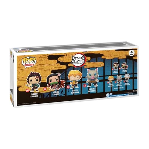 Funko Pop Demon Slayer pack de 4 figurines phosphorescentes édition spéciale