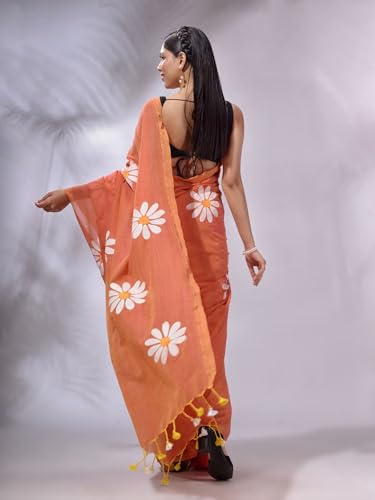 Image of Yashika Women's Georgette Floral Printed Saree With Unstitched Blouse Piece |saree for Women | New Sari | Saree