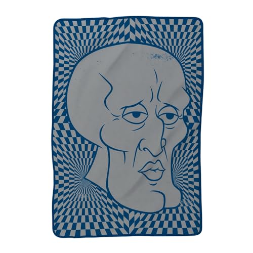 Spongebob Squarepants Handsome Squidward Bedding Super Soft Micro Raschel Throw Blanket, 62 in x 90 in, (Officially Licensed Product) by Franco Collectibles