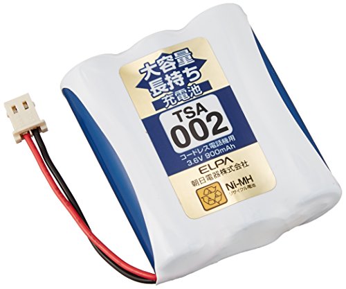 ELPA エルパ 子機用 大容量長持ち充電池 TSA-002