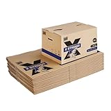 Pack and Move – Lote de 15 cajas de desplazamiento X Strong – 60 x 40 x 40 cm – Carga 40 kg – Extrema resistencia – Gran capacidad