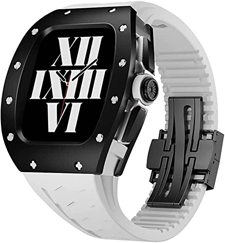 Bracelet Apple Watch 44mm et boîtier de protection antichoc en métal