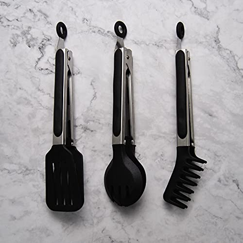 Pince de Cuisine en Silicone antiadhésive pour Barbecue, Salade, Grill, Service, Pain, gâteau