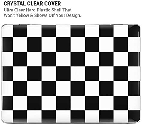 Skinit Case + Skin Compatible with MacBook Air 13in M1 (2021) Originally Designed Black and White Checkered Design