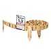 Garronda Rollborder Holz 200 x 8 cm Rasenkante GD-0046 Gebrannt