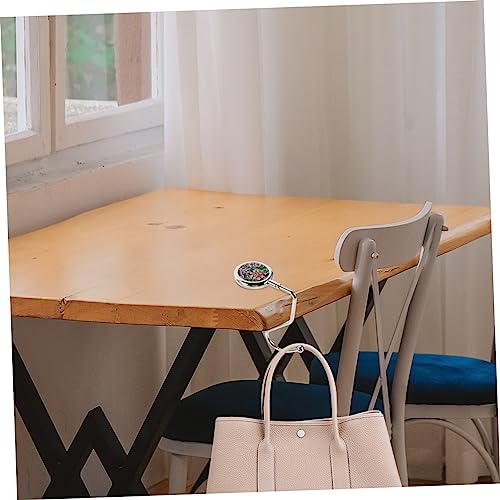 Crochet de sac de table Healvian compact et pliable pour suspension sous hanger - 7